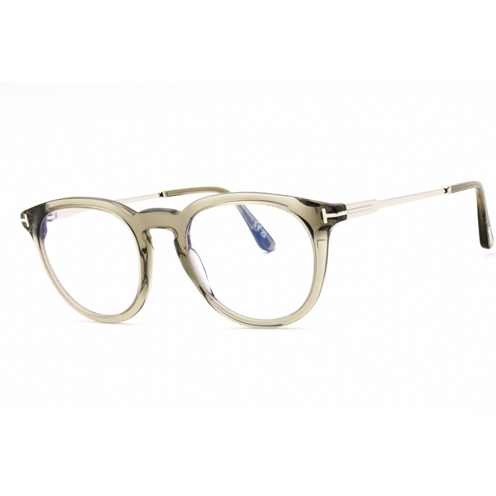 NWT Tom Ford FT5905-B Dark Green Round 49mm Eyeglasses